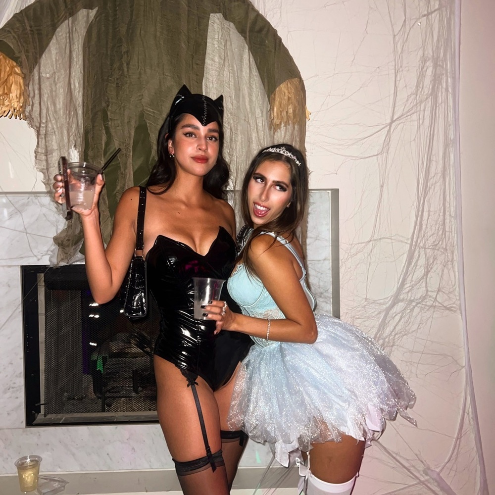 Victoria Secret Light Blue Lace Corset